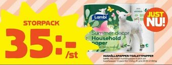 Coop Extra Hushållspapper/toalettpapper erbjuda