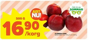 Coop Extra Plommon i korg erbjuda