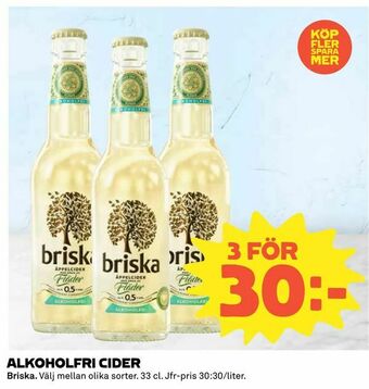Coop Konsum Alkoholfri cider erbjuda