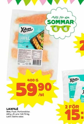 Coop Extra Laxfilé erbjuda