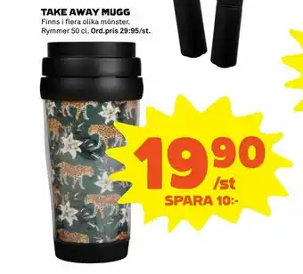 Take away mugg