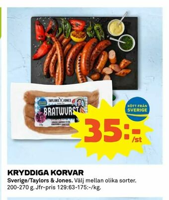 Coop Daglivs Kryddiga korvar erbjuda