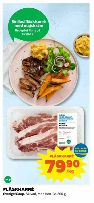 Coop Daglivs Fläskkarré erbjuda