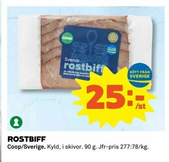 Coop Daglivs Rostbiff erbjuda