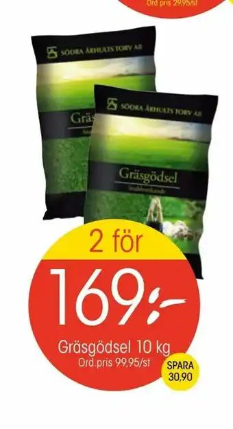 EKO Gräsgödsel 10 kg erbjuda