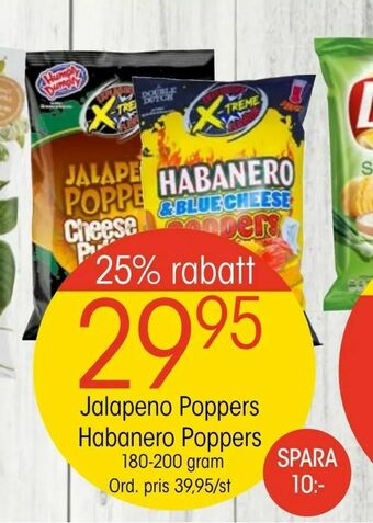 EKO Jalapeno Poppers Habanero Poppers erbjuda