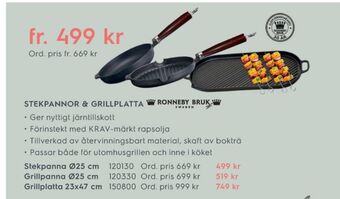 Electrolux Home Ronneby bruk stekpanna erbjuda