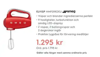Electrolux Home Elvisp hmf01rdeu erbjuda
