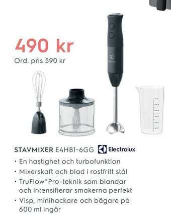 Electrolux Home Stavmixer e4hb1-6gg erbjuda