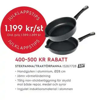 Stekpanna/traktörpanna i528/i728