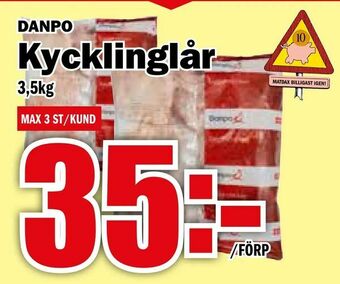 Matdax Kycklinglår erbjuda