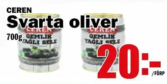 Matdax Svarta oliver erbjuda