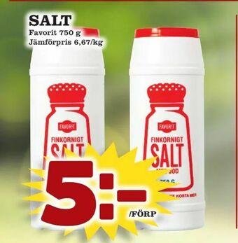 Matdax Salt erbjuda