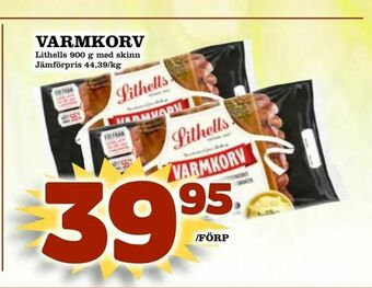 Matdax Varmkorv erbjuda