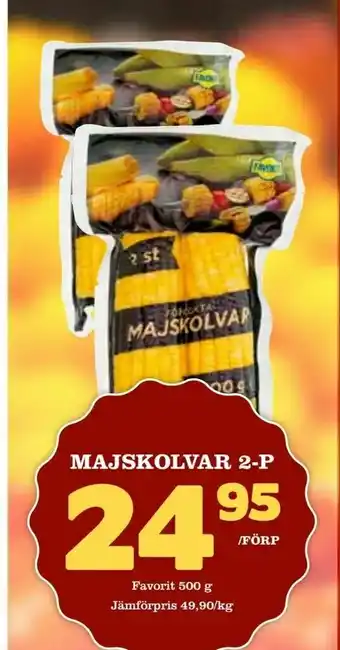 Matdax Majskolvar 2-p erbjuda