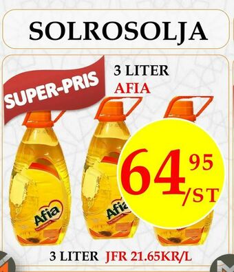 Matmixen Solrosolja erbjuda