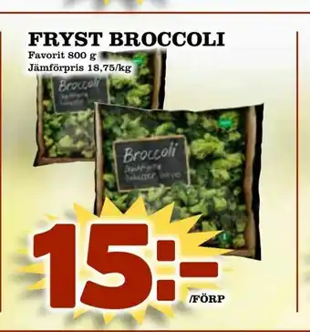 Matvärlden Tensta Fryst broccoli erbjuda