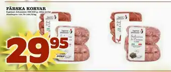 Färska korvar