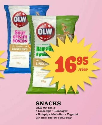Nelins Snacks erbjuda