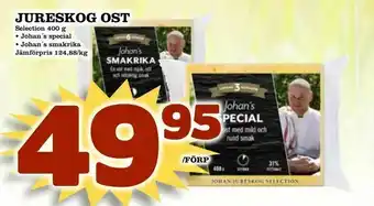 Nelins Jureskog ost erbjuda