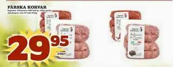 Nya Pulsen Färska korvar erbjuda