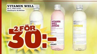 Nya Pulsen Vitamin well erbjuda
