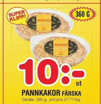 Nya Pulsen Pannkakor färska erbjuda