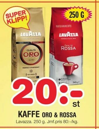 Nya Pulsen Kaffe oro & rossa erbjuda