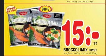 Nya Pulsen Broccolimix fryst erbjuda