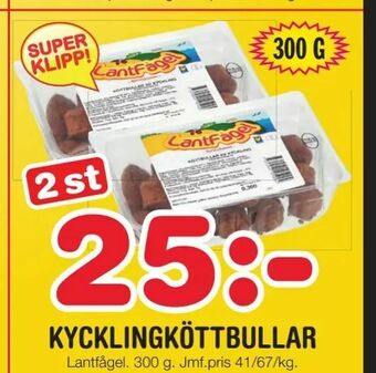 Nya Pulsen Kycklingköttbullar erbjuda