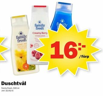Duschtvål