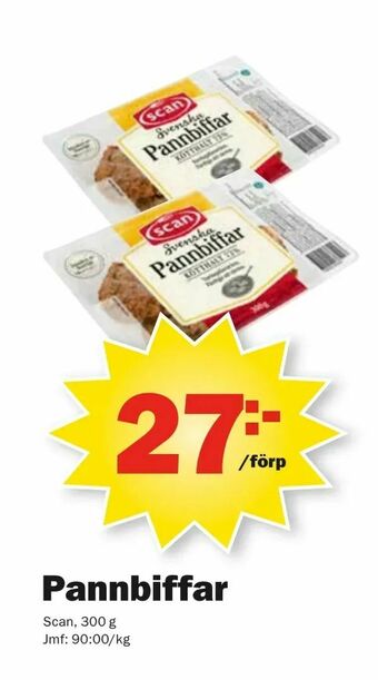 Pekås Pannbiffar erbjuda