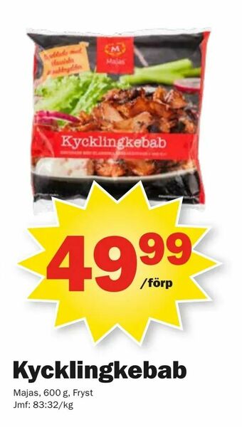 Pekås Kycklingkebab erbjuda