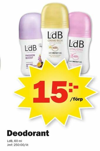 Pekås Deodorant erbjuda