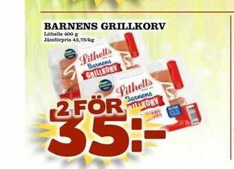 Prisma Mat Barnens grillkorv erbjuda