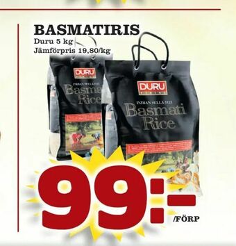 Prisma Mat Basmatiris erbjuda