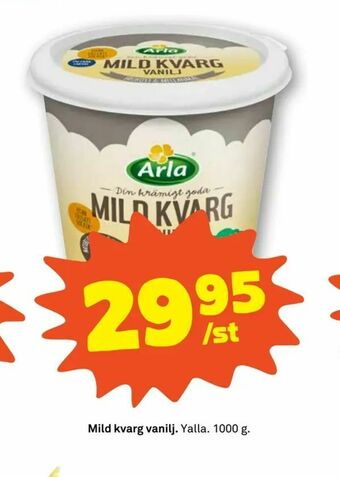 Stora Coop Mild kvarg vanilj erbjuda