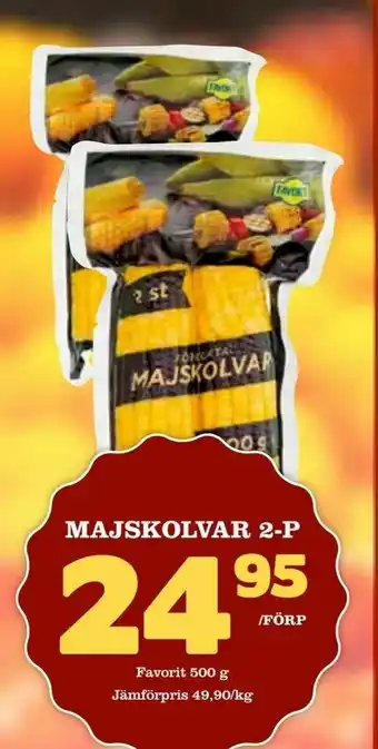 Supergrossen Majskolvar 2-p erbjuda