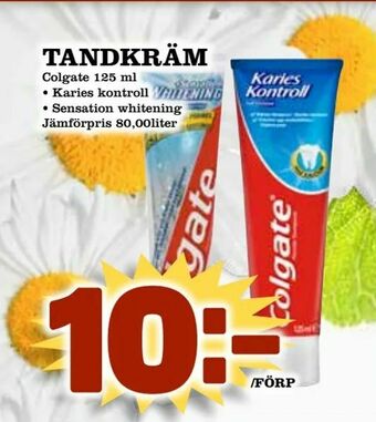 Supergrossen Tandkräm erbjuda