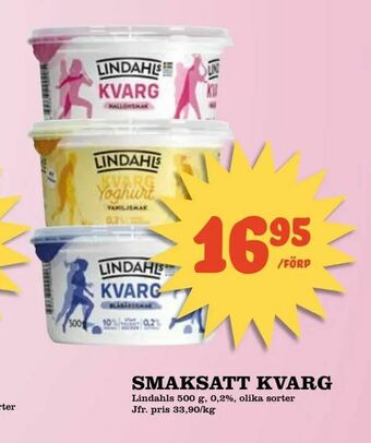 Supergrossen Smaksatt kvarg erbjuda