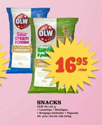 Supergrossen Snacks erbjuda