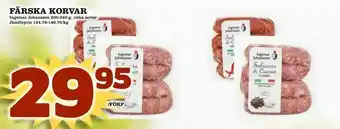 Supergrossen Färska korvar erbjuda