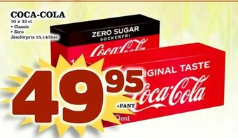 Supergrossen Coca-cola erbjuda