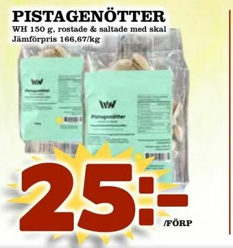 Supergrossen Pistagenötter erbjuda