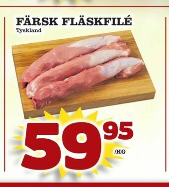 Färsk fläskfilé