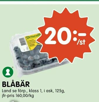 Tempo Blåbär erbjuda
