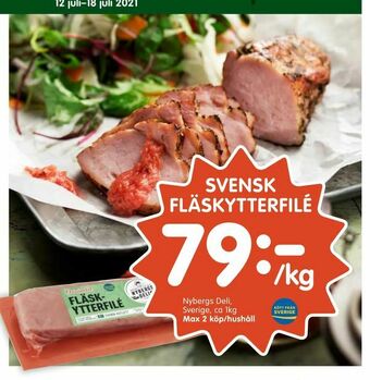 Tempo Svensk fläskytterfilé erbjuda