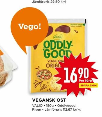 Willys Vegansk ost erbjuda