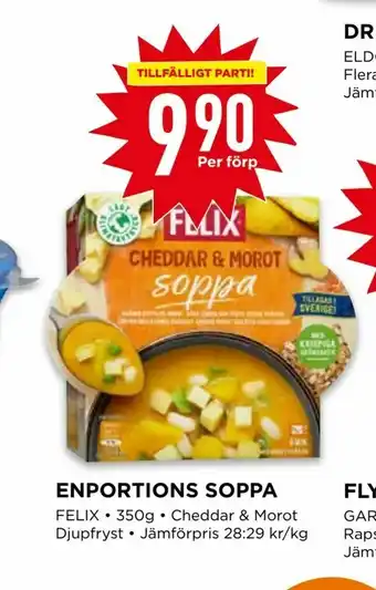 Willys Enportions soppa erbjuda