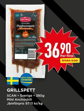 Willys Grillspett erbjuda